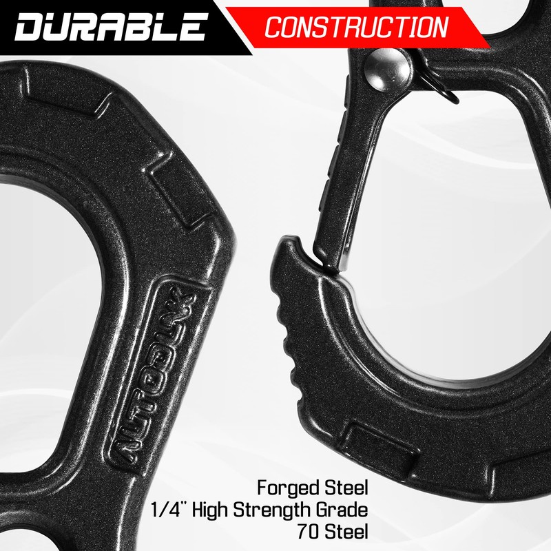 Autodunk Synthetic Winch Rope - 1/4" x 50ft 10,000LBS Winch