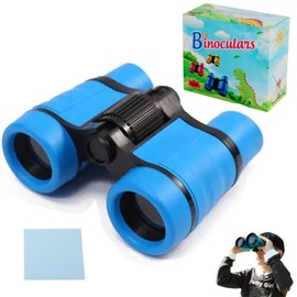 Compact Binoculars Toy, Binoculars for Children Toy, Children's Toy Binoculars, Binoculars for Children, with a Lens Cleaning Cloth, for Exploration Games Children Aged 3-10