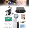 Coil Tattoo Machine Kit Clip Cord Foot Pedal Power Supply