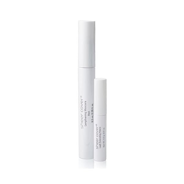 Sheer Cover – Volumizing Mascara & Lengthening Fibers Duo –
