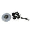 4 Cups Egg Poacher Pan With Vented Plastic Lid and