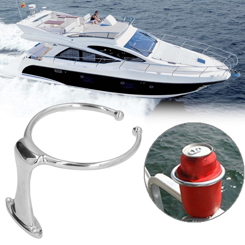 Boat Ring Drink Holder Marine 316 Stainless Steel Ring Cup