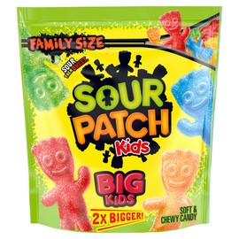 SOUR PATCH KIDS Big Kids Soft & Chewy Candy, Family Size, Bulk Candy, 1.7 lb