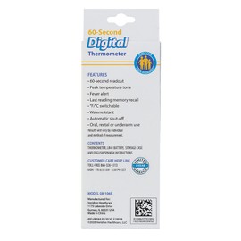 Veridian Healthcare 60-Second Digital Thermometer