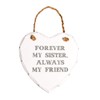 Sass & Belle Forever My Sister Heart Plaque
