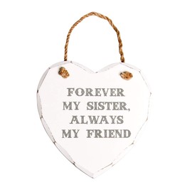 Sass & Belle Forever My Sister Heart Plaque