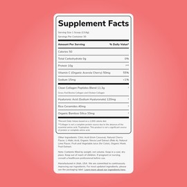 Clean Simple Eats Collagen Cherry Ice, 30 Serving