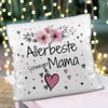 Cushion with Cushion Filling with Saying "Allerbeste Schwiegermama - Best