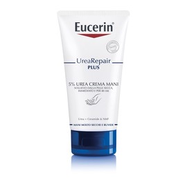 Eucerin Urea Repair Regenerating Hand Cream 5% 30 ml, Repairing and Moisturising Hand Cream 48h, Formula with 5% Urea and Ceramides for Instant Relief of Dry and Cracked Skin