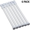 6 Pack Cupboard Bars Tension Rod Spring Extendable Curtain Rods