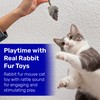 Kats'N Us Real Rabbit Fur Mouse Cat Toy Pack -