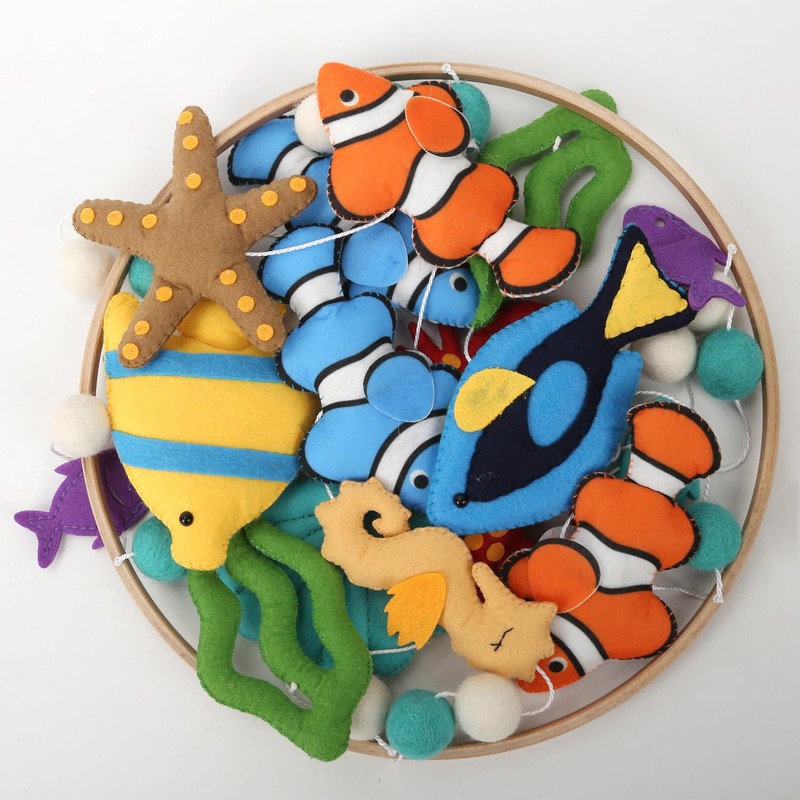 Ocean Mobile for Crib - Colorful Gender Neutral Ocean Crib