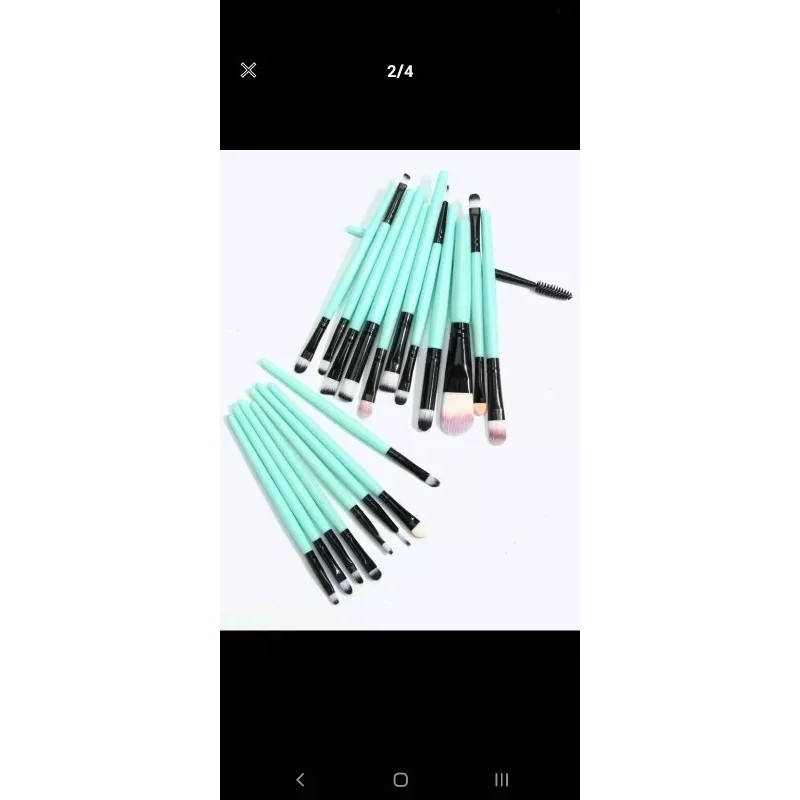 SBBEAUTY Set De 20 Brochas, Paleta De Sombras, 2 Labiales