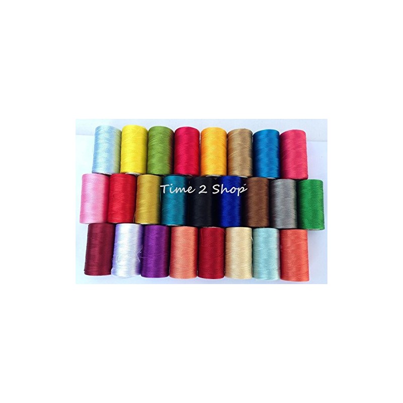 25 x 100% Art Silk Rayon Machine Embroidery Thread Most