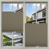 No Drill No Tools Blackout Cellular Shades,Custom Size Top Down