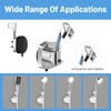 Shower Head Holder, No Drilling, Suction Cup, 120° Adjustable Shower