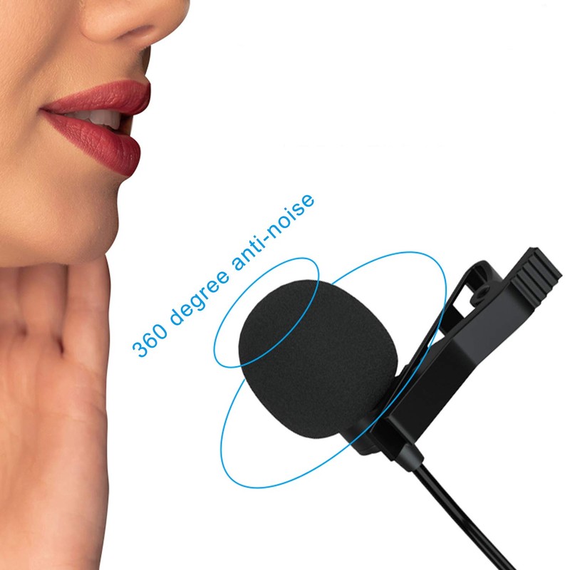 Professional Lapel Headset Windscreen Foam Cover Set, Compatible with Mini