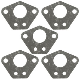 The Lord of the Tools 5-Piece Carburettor Gasket Set for 43cc 49cc 52cc 2-Stroke Engines Carburettor Repair Seal for Brush Cutter Earth Drill Grass Trimmer