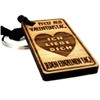 Lieblingsmensch Wooden keyring, model: whistle on Valentine's Day