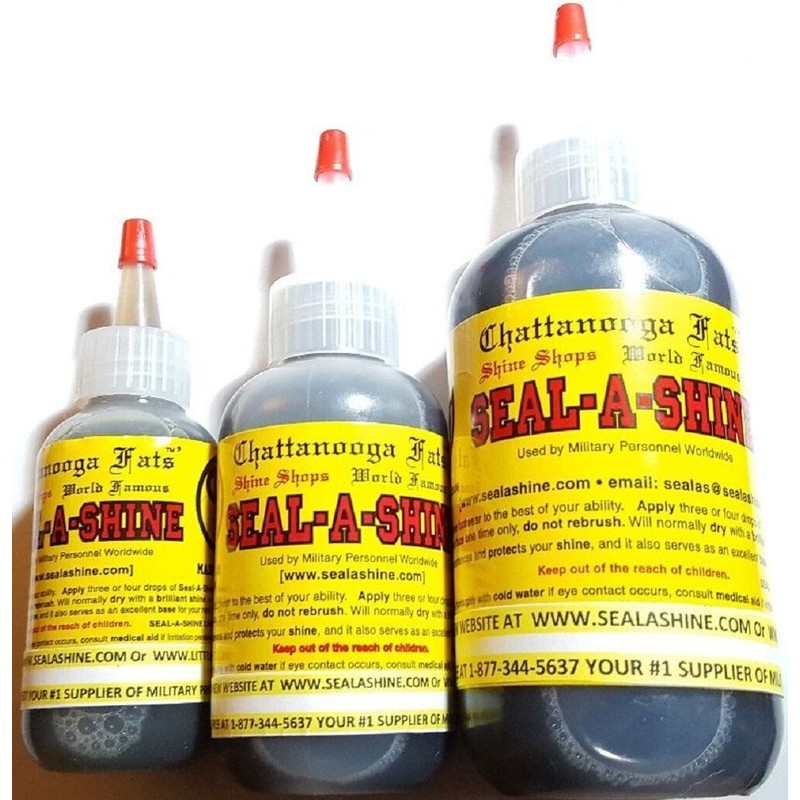 Seal-a-Shine Boot Polish Sealer 8oz. Bottle " THE ORIGINIAL SEAL-A-SHINE