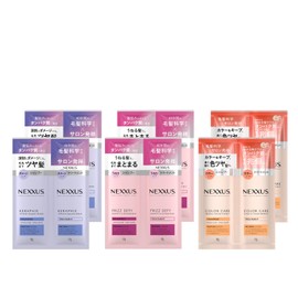 NEXXUS Shampoo Trial Set, 0.7 oz (20 g) x 6 Pieces, 2 Each Travel Sachet