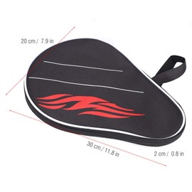 BiKING! Table Tennis Racket Case, Table Tennis Racket Case Ping Pong Paddle Bat Bag with Ball Pouch