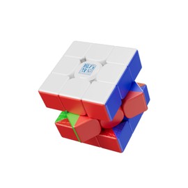 Moyu RS3M V5 2023 MagLev 3x3 Speed Cube with Robot-Shape Display Box, Professional 3x3 Puzzle Cube Stickerless RS3M V5 MagLev Master Cube (Maglev Version)
