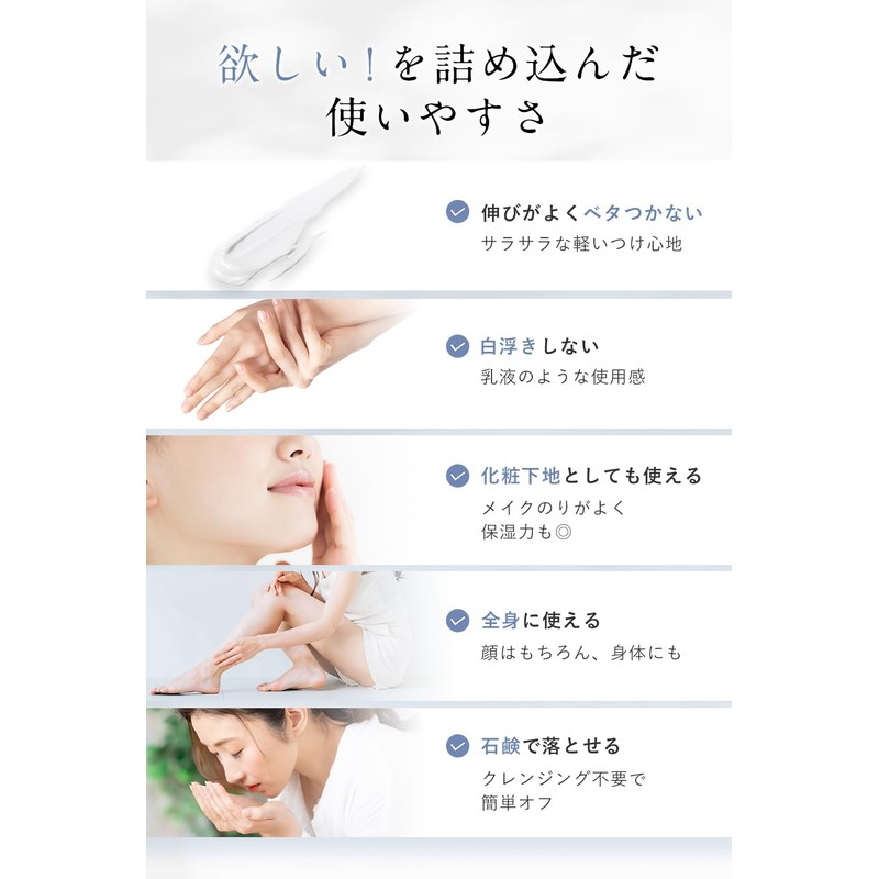 FISS SPF 50+ PA++++ White Sunscreen Face Body UV Serum