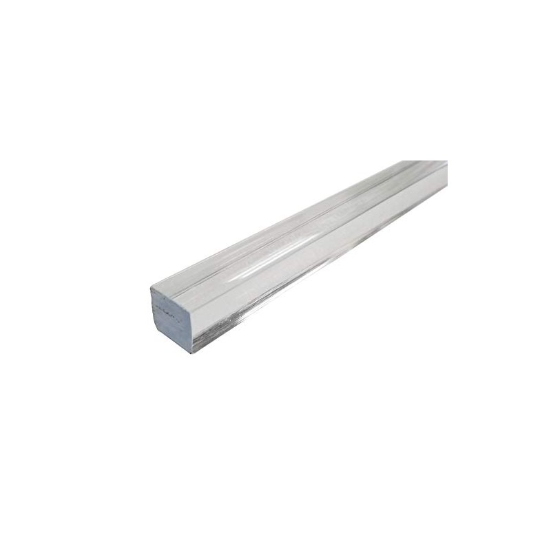 Acrylic Extruded Square Rod, Clear, 1/2" (0.5") Square x 72"