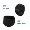 Operitacx 2pcs Slip Rubber Ladder Foot Pads Durable Stabilizer Caps