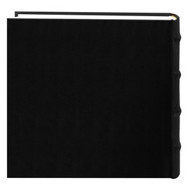Pioneer Embossed Floral Frame Leatherette Cover Photo Album, Black 4 x 6 inches
