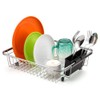 SANNO Expandable Dish Drying Rack Over The Sink Dish Drainer