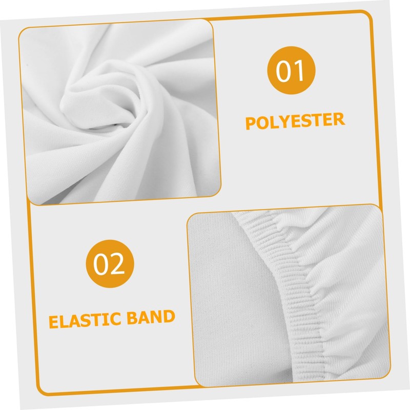 LABRIMP Stretch Tablecloth Coffee Table Cover Elastic Edged Table Cover