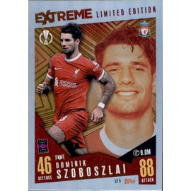 Match Attax Extra 23/24 Dominik Szoboszlai Extreme Limited Edition Trading Card