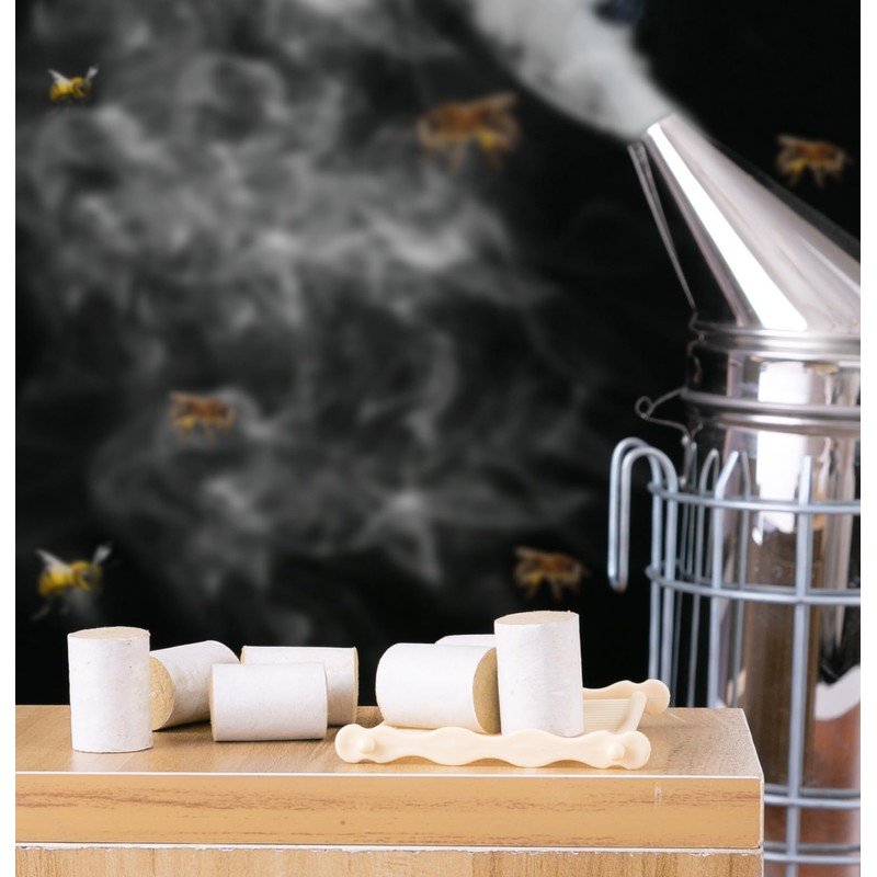 HunterBee 108 Piece Beehive Smoker, Pellet Beehive, Beekeeping Smoker and