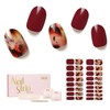 Semi Cured Gel Nail Strips - NAILOG 34 Pcs Gel