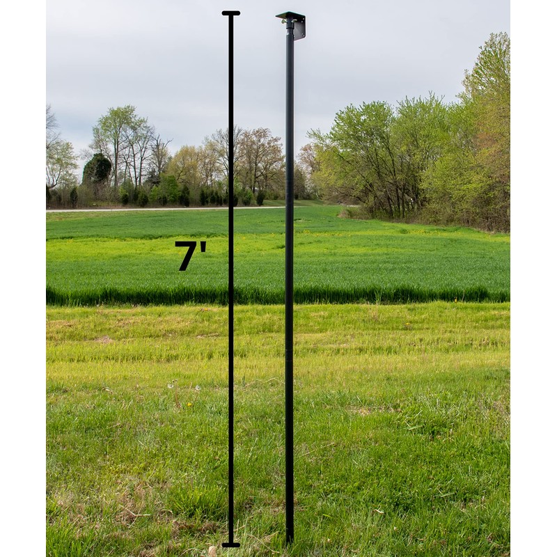 Universal Mounting Pole Kit - Great for Post-Mounted Bird Houses
