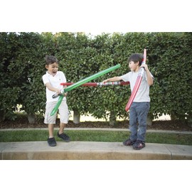 2 Premium - Green Single Blade Inflatable Light Saber Swords, Lightsaber, Party, Gift, Action Play, Blow Up Luke Yoda lightsaber (Green 1-blade)