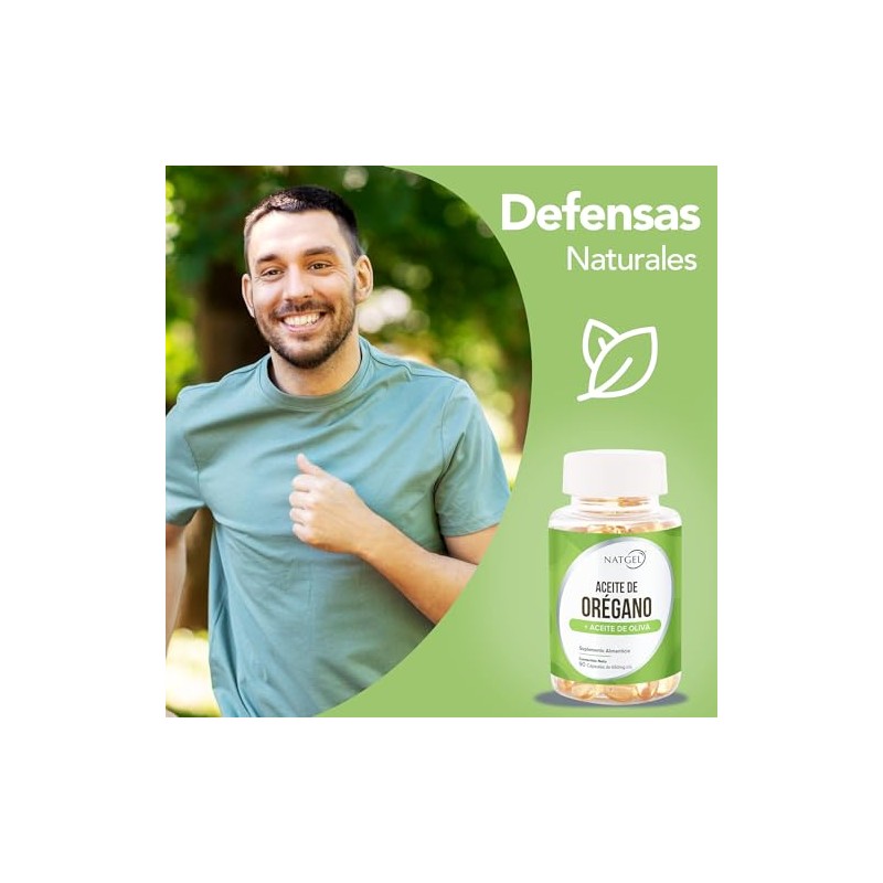 OREGANO OIL | Natgel Aceite de Orégano con Vitamina E