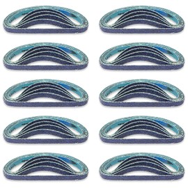 3/8” x 13” - 80 Grit Zirconia Sanding Belt for Air Sanders (50 Pack)