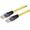 1 x CAT 5E Crossover Cable 5m Yellow