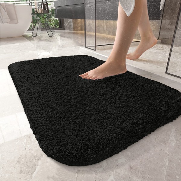 Color G Black Bathroom Rugs - Upgrade Your Bathroom with