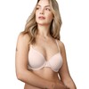 Wonderbra Womens Side & Back Smoothing Underwire Bra, Blush Cosmetic,