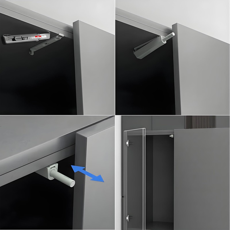 LOOTICH Push to Open Rebound Door Catches for Kitchen Cabinet