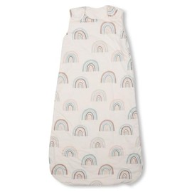 Ex UK Store Baby Sleeping Bag 0,6,12,18,24 Months 1.0 Tog Boys, Girls, Unisex Cotton Sleepsacks 10 Prints New (AS158 Rainbow / 0-6M)