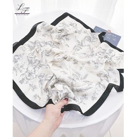 Hioyiwse Satin Bandanas Head Scarf For Women Hair Scarves Accessories Lightweight Fashion Wrap Neck Silk Sleeping Headscarf A1