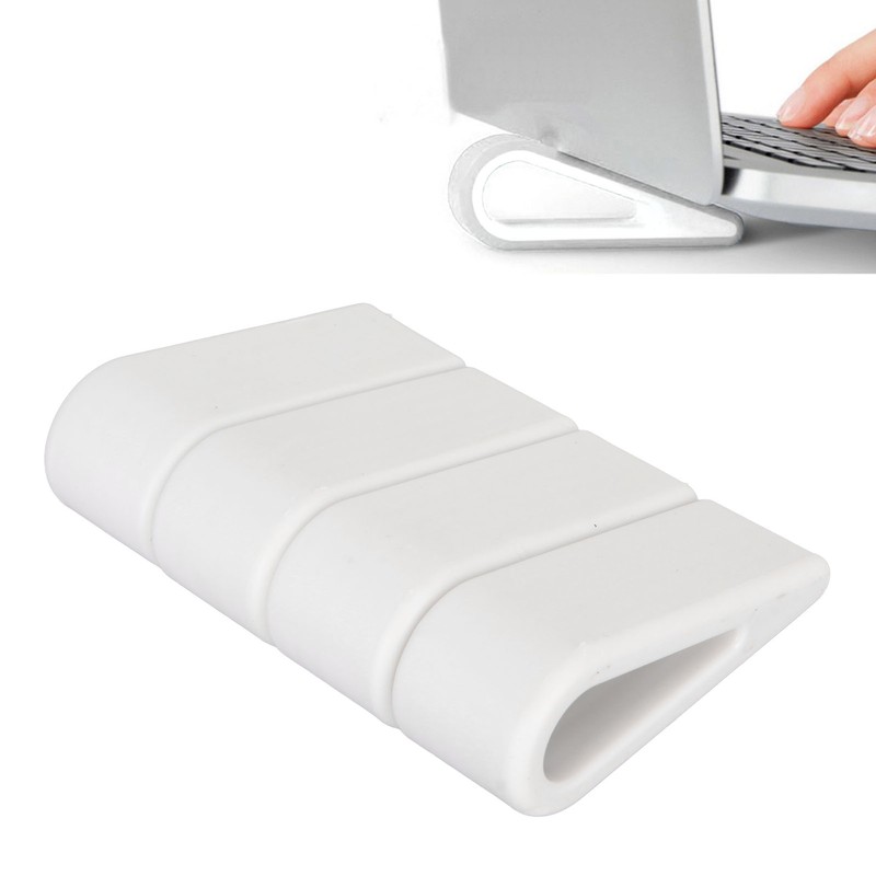 4pcs Laptop Stand Adjustable Portable Laptop Holder Riser Heat Sink