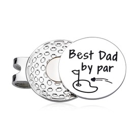 Gifts for Dad Golf Ball Marker Hat Clip for Men Him Dad Fathers Day Birthday Gifts from Son Daughter New Dad Gift for Men First Time Dad Stepdad Grandpa Valentine for Dad by Par