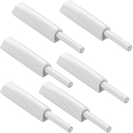 6 Pack Push to Open Door Latch, Magnetic Push Latches for Cabinet Door, Pressure Door Opener for Kitchen Drawer Cupboard
