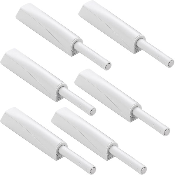 6 Pack Push to Open Door Latch, Magnetic Push Latches